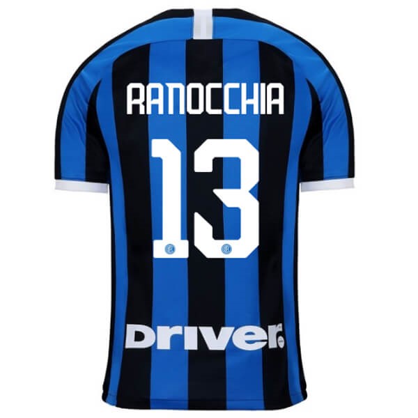 Trikot Inter Milan NO.13 Ranocchia Heim 2019-20 Blau Fussballtrikots Günstig